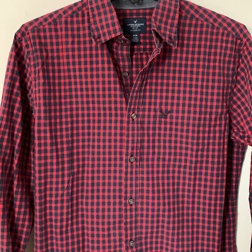 Mens American Eagle classic fit button up shirt